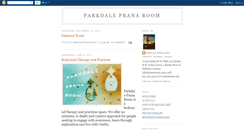 Desktop Screenshot of parkdalepranaroom.blogspot.com