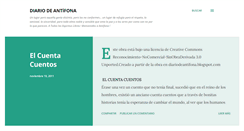 Desktop Screenshot of diariodeantifona.blogspot.com