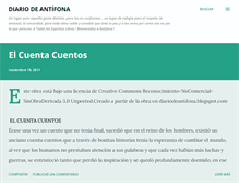 Tablet Screenshot of diariodeantifona.blogspot.com