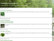 Tablet Screenshot of carolinagreensense.blogspot.com