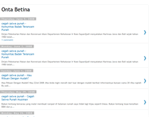 Tablet Screenshot of ontabetina.blogspot.com