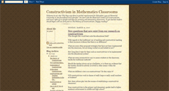 Desktop Screenshot of constructivistteaching.blogspot.com