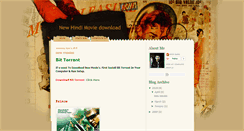 Desktop Screenshot of hindimovietorrentz.blogspot.com