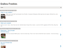 Tablet Screenshot of endless-freebies.blogspot.com