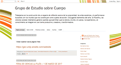 Desktop Screenshot of grupodeestudiosobrecuerpo.blogspot.com