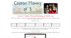 Desktop Screenshot of couponmommyof2.blogspot.com