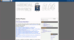 Desktop Screenshot of medicphys.blogspot.com