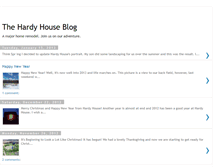 Tablet Screenshot of hardyhouseblog.blogspot.com