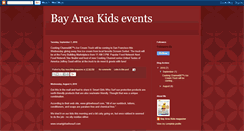 Desktop Screenshot of bayareakidsevents.blogspot.com