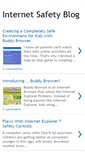 Mobile Screenshot of internetsafetyblog.blogspot.com