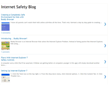 Tablet Screenshot of internetsafetyblog.blogspot.com