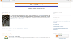 Desktop Screenshot of perspektiefblog.blogspot.com