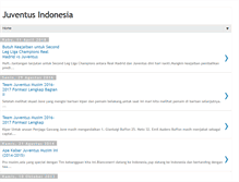 Tablet Screenshot of juventusindonesian.blogspot.com