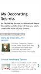 Mobile Screenshot of mydecoratingsecrets.blogspot.com