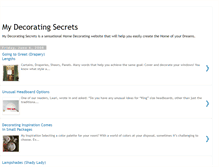 Tablet Screenshot of mydecoratingsecrets.blogspot.com