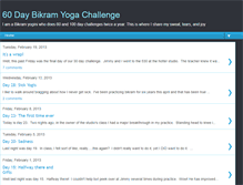 Tablet Screenshot of bikramyogachick.blogspot.com