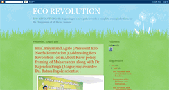 Desktop Screenshot of ecorevolution2011.blogspot.com