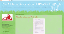 Desktop Screenshot of hpaoipasp.blogspot.com