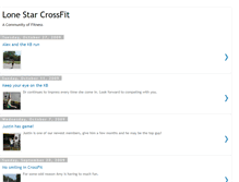 Tablet Screenshot of lonestarcrosssfit.blogspot.com