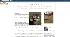 Desktop Screenshot of clearingitup.blogspot.com