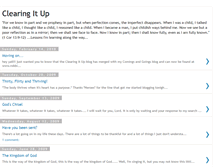 Tablet Screenshot of clearingitup.blogspot.com