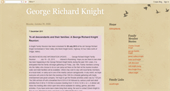 Desktop Screenshot of georgerichardknight.blogspot.com