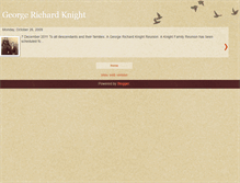 Tablet Screenshot of georgerichardknight.blogspot.com