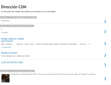 Tablet Screenshot of direccioncom.blogspot.com