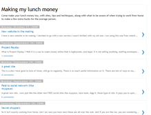 Tablet Screenshot of makingmylunchmoney.blogspot.com