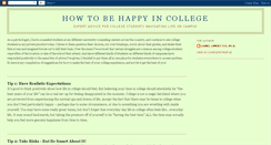 Desktop Screenshot of howtobehappyincollege.blogspot.com