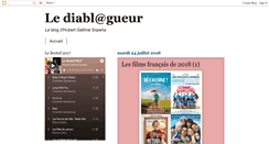Desktop Screenshot of lediablogueur.blogspot.com
