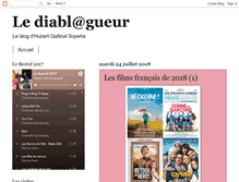 Tablet Screenshot of lediablogueur.blogspot.com
