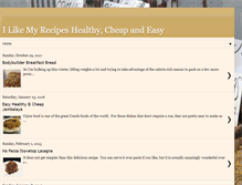 Tablet Screenshot of healthycheapandeasy.blogspot.com