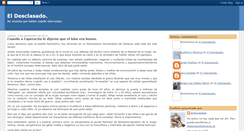 Desktop Screenshot of eldesclasado.blogspot.com