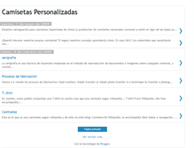 Tablet Screenshot of camisetaspersonalizadason-line.blogspot.com