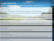 Tablet Screenshot of condorroadclub.blogspot.com