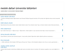 Tablet Screenshot of meslekdallari-universiteler.blogspot.com