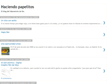 Tablet Screenshot of haciendopapelitos.blogspot.com