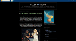 Desktop Screenshot of killerforklift.blogspot.com