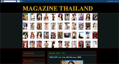 Desktop Screenshot of magazinethailand.blogspot.com