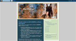 Desktop Screenshot of malinoisdeschamps.blogspot.com