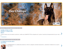 Tablet Screenshot of malinoisdeschamps.blogspot.com