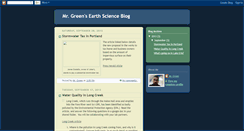 Desktop Screenshot of mrgreenscience.blogspot.com