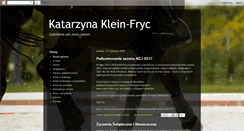 Desktop Screenshot of katarzynaklein.blogspot.com