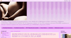 Desktop Screenshot of embarazoyfertilidadnatural.blogspot.com