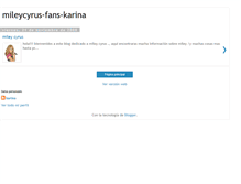 Tablet Screenshot of mileycyrus-fans-karina.blogspot.com