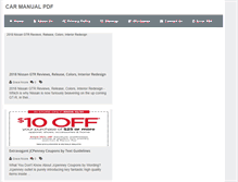 Tablet Screenshot of car-manual-pdf.blogspot.com