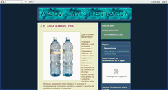 Desktop Screenshot of agua-magnetizada.blogspot.com