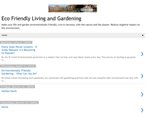 Tablet Screenshot of bestecofriendlyliving.blogspot.com