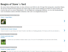 Tablet Screenshot of beaglesofstonesyard.blogspot.com